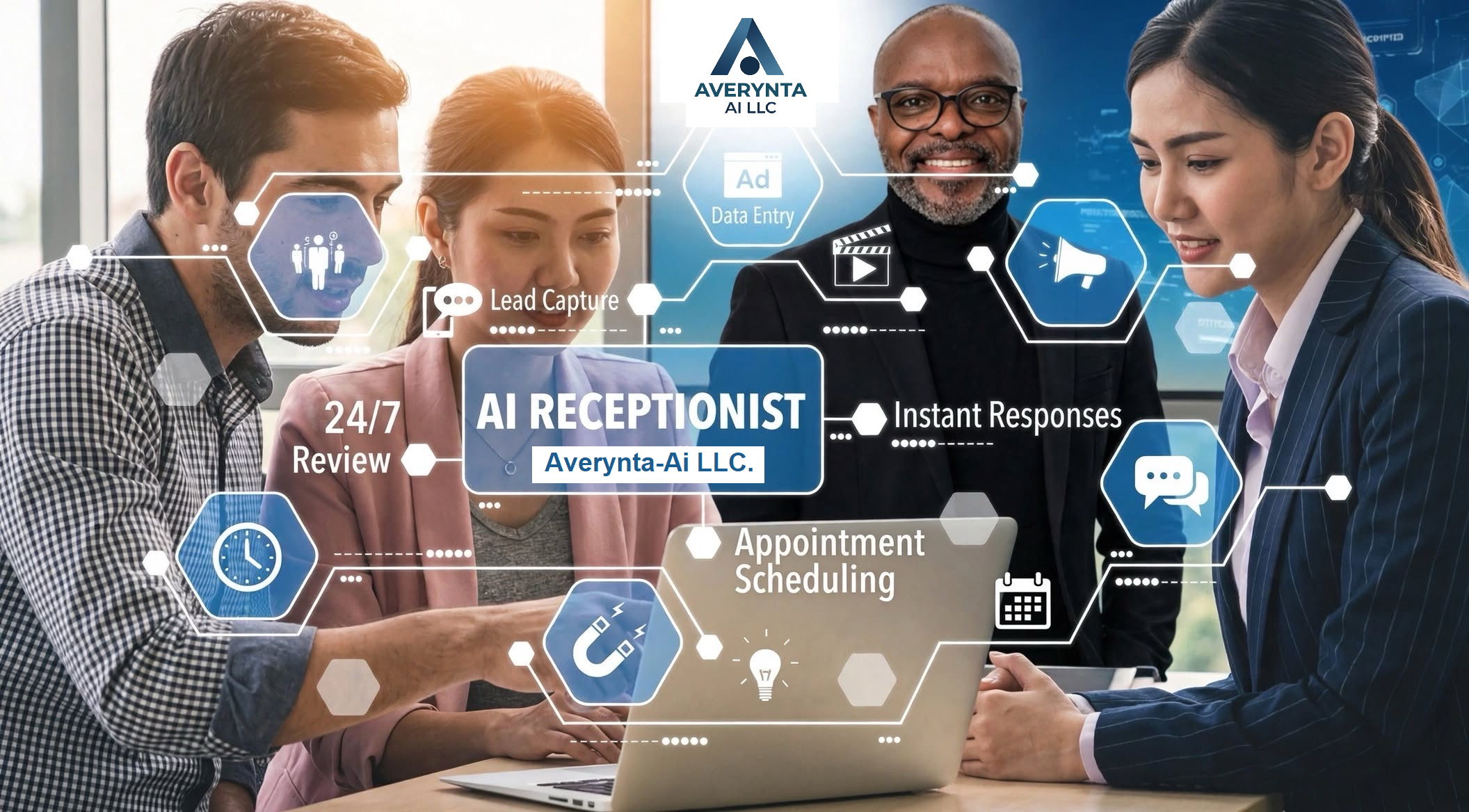 SynVanta Intelligence AI receptionist team